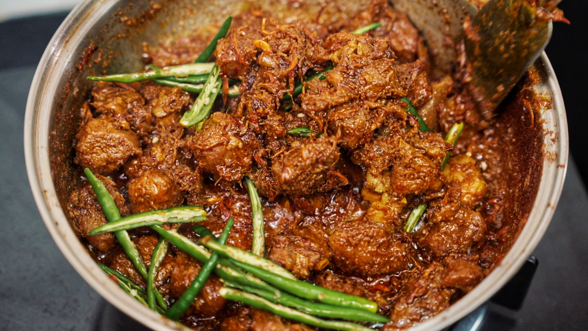 Spicy Beef Talawa Gosht Recipe